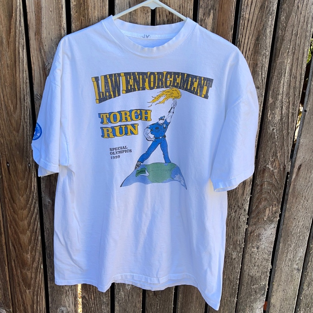 Law Enforcement Torch Run Shirt 1999 Special Olymp